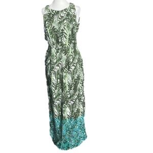 NWT Revolution by Ricki’s Safari Print Maxi Dress